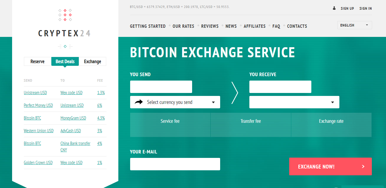 Cryptex24 - Buy Bitcoin with Western Union